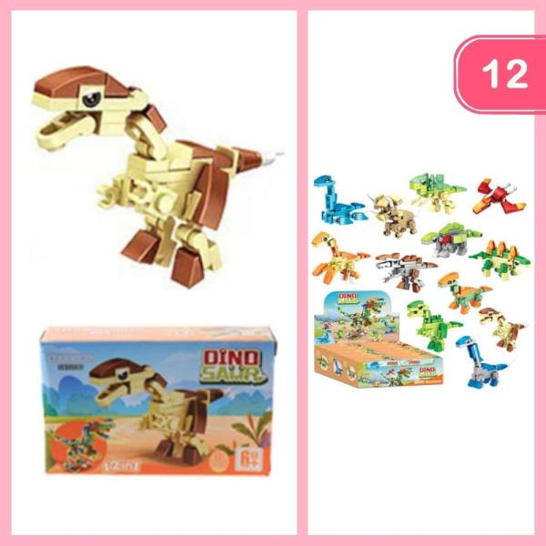 DINO ASSEMBLE TOY (12 UNITS)