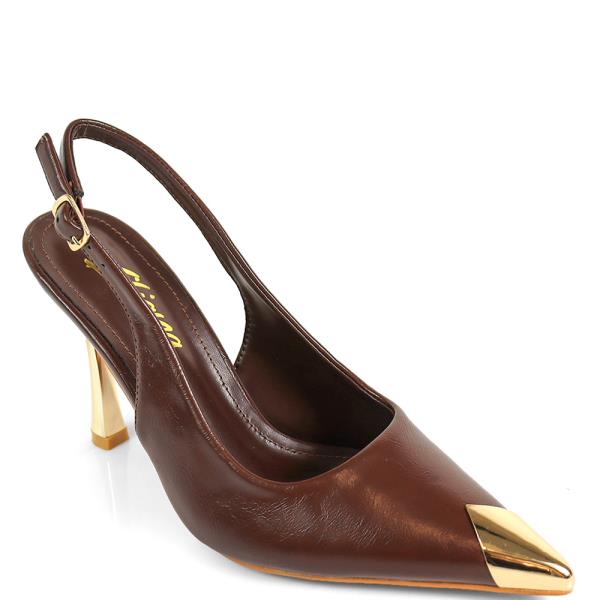 POINTED TOE W METAL CAP SLINGBACK 12 PAIRS