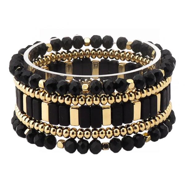 MIXED BEAD BRACELET SET