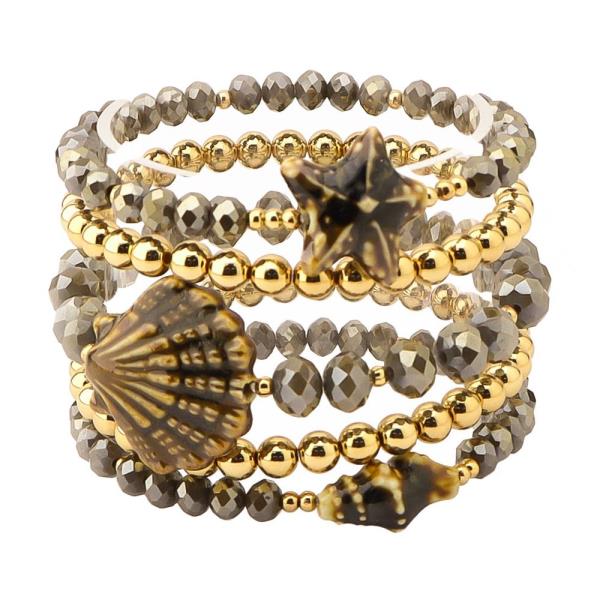 SEALIFE BEADED BRACELET SET