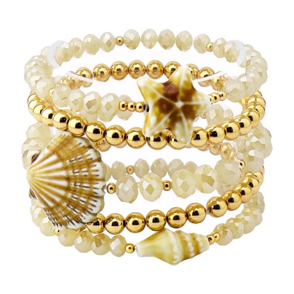 SEALIFE BEADED BRACELET SET