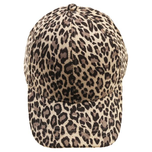 LEOPARD PRINT BASEBAL CAP