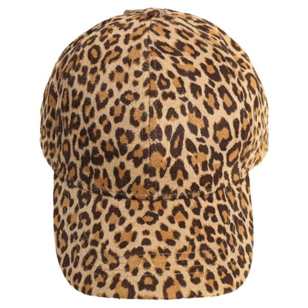 LEOPARD PRINT FASHION CAP HAT