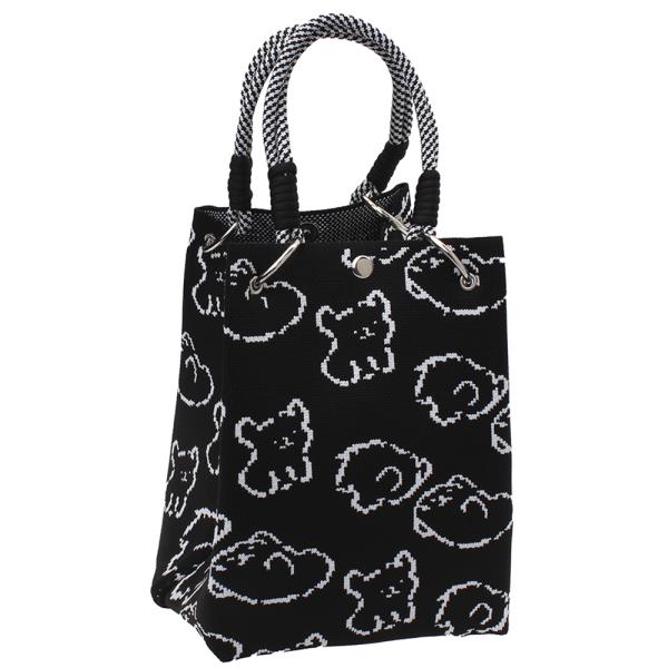 CUTE ANIMAL  KNITTED TOTE CROSS BODY BAG