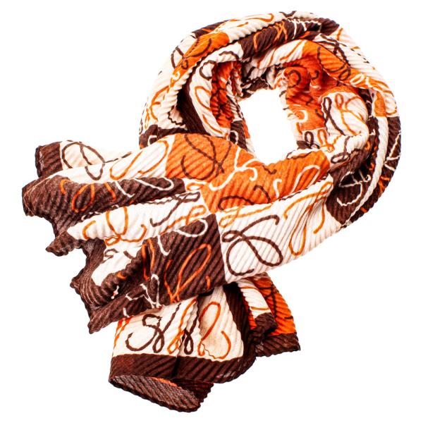 SOFT LIGHTWEIGHT MULTI PATTERN PLEATS BANDANA SCARF