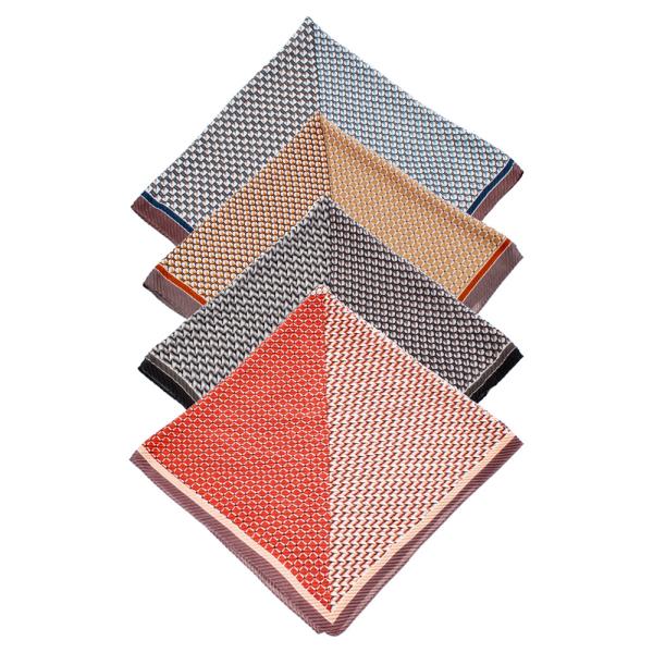 SOFT LIGHTWEIGHT MULTI PATTERN PLEATS BANDANA SCARF