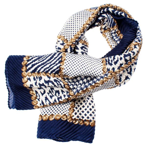 SOFT LIGHTWEIGHT LEOPARD PLEATS BANDANA SCARF