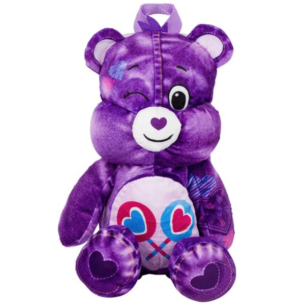 CARE BEARS PURPLE PLUSH BACKPACK