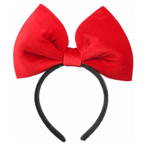 SATIN FABRIC LARGE BOW HEADBAND