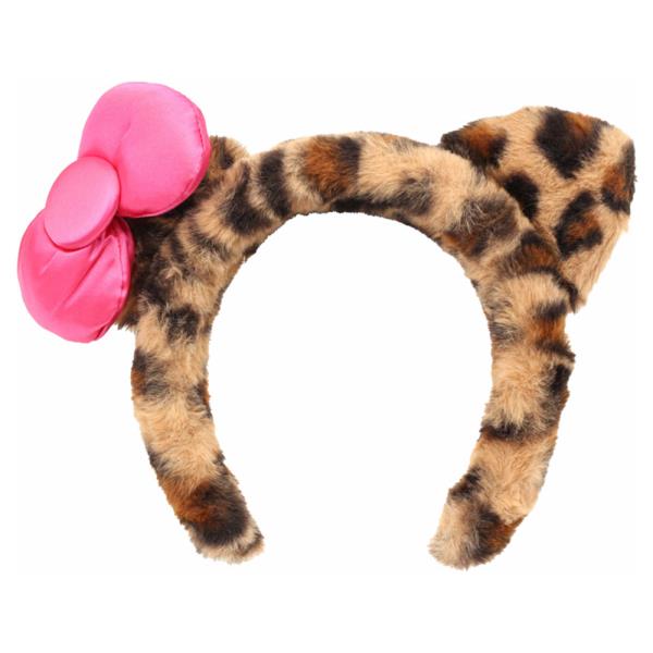 LEOPARD BOW KITTEN EARS HEADBAND