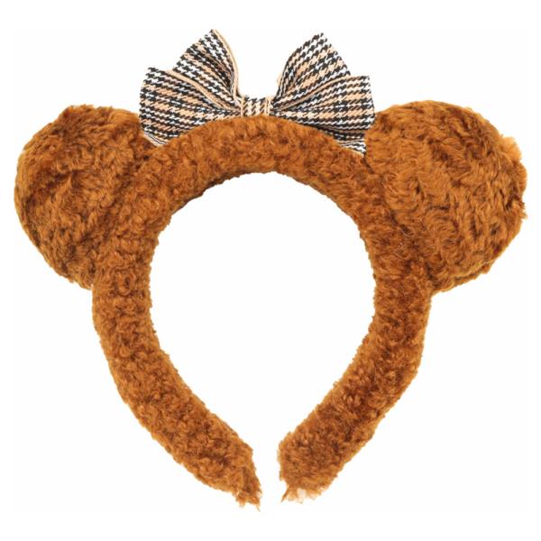CUTE BEAR WITH BOW HEADBAND