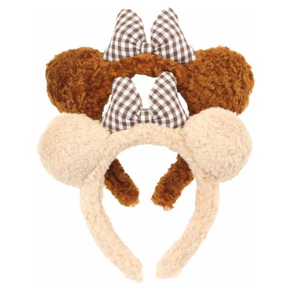 CUTE BEAR WITH BOW HEADBAND
