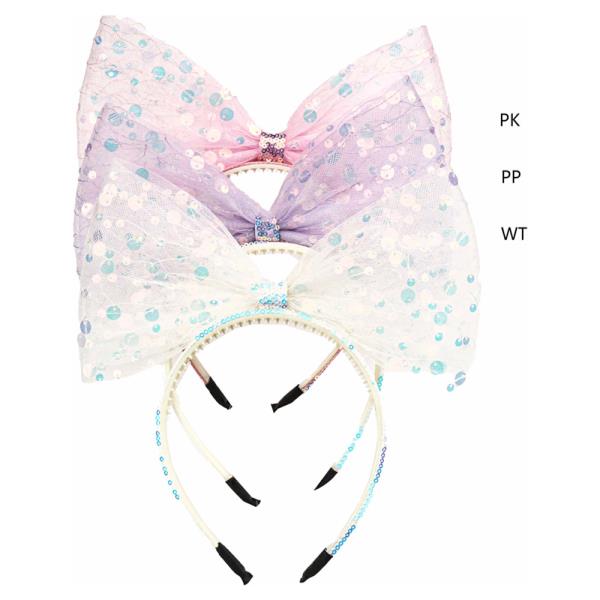CUTE SEQUINS BOW HEADBAND