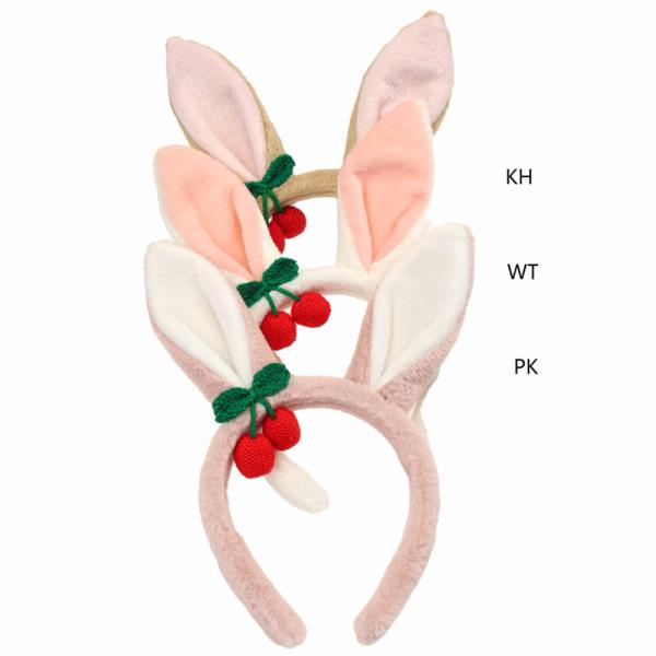 BUNNY CHERRY EARS HEADBAND