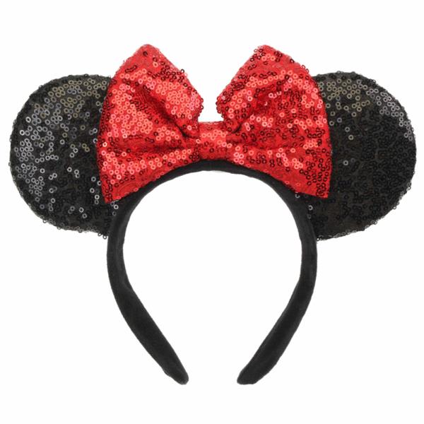 CUTE SEQUINS  BOW EARS HEADBAND
