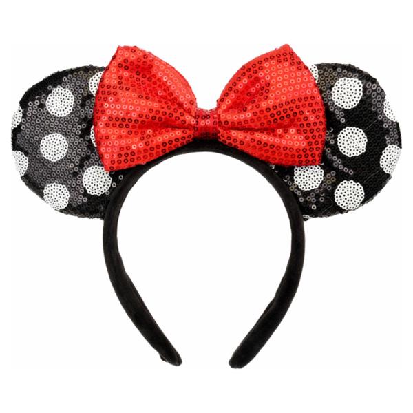 CUTE SEQUINS POLKADOT BOW EARS HEADBAND