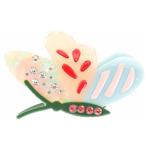 RHINESTONE BUTTERFLY HAIR CLAW CLIP