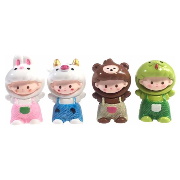 CUTE DESKTOP FIGURINES 4 PC SET