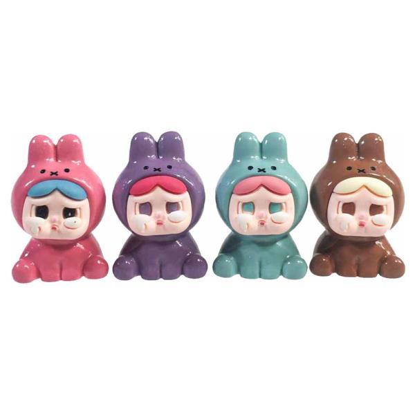 CUTE DOLLY DESKTOP FIGURINES 4 PC SET
