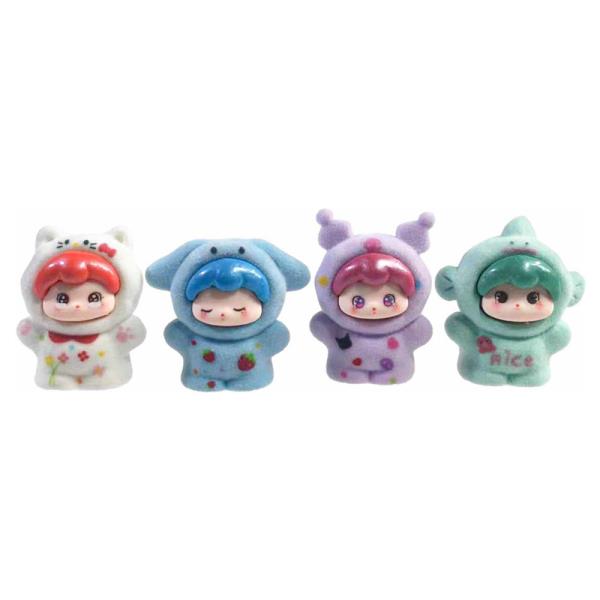 CUTE LITTLE COSTUME DESKTOP FIGURINES 4 PC SET