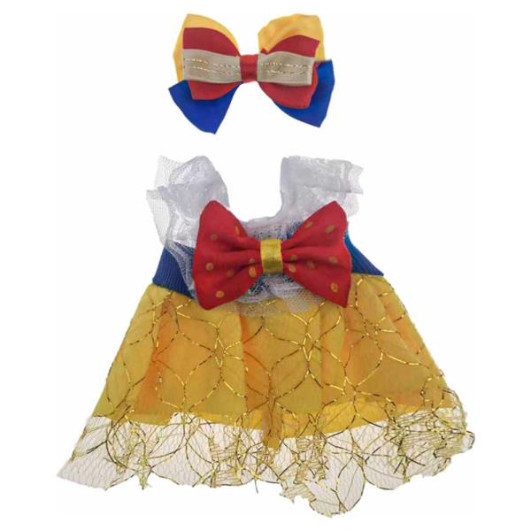 MINI DOLL SNOW WHITE PRINCESS DRESS SET
