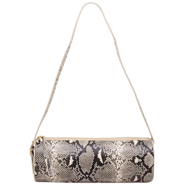 CHIC SNAKE CYLINDRICAL MILA SHOULDER BAG