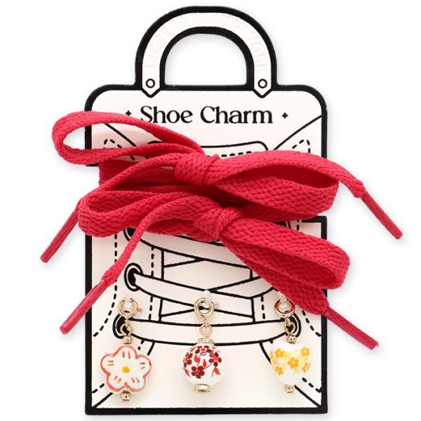 CERAMIC BEAD SHOE CHARM