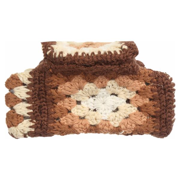 CROCHET KNIT HAIR CLAW CLIP