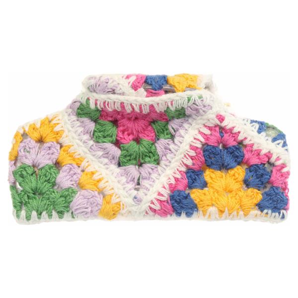 CROCHET KNIT HAIR CLAW CLIP