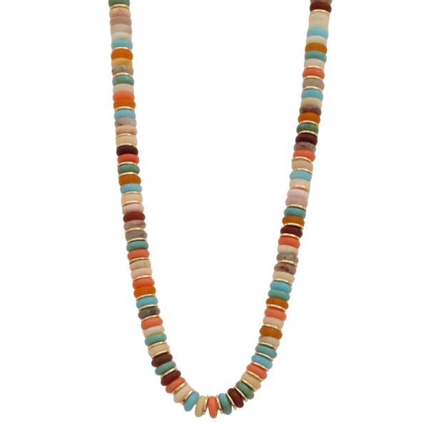 COLORFUL BEAD NECKLACE