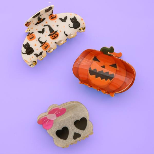HALLOWEEN HAIR CLAW JAW CLIP