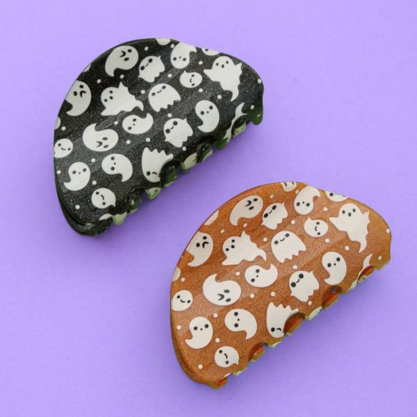 HALLOWEEN GHOST HAIR CLAW CLIP