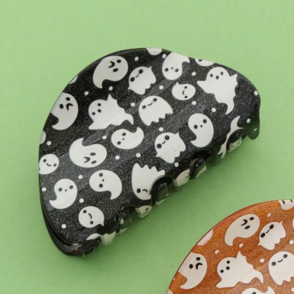 HALLOWEEN GHOST HAIR CLAW CLIP