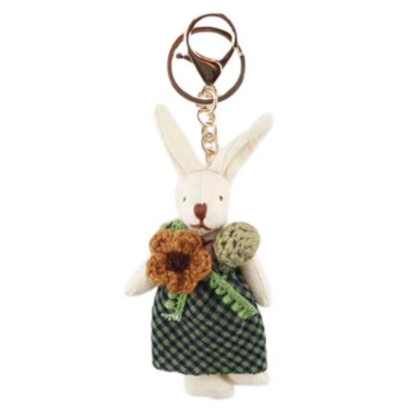 RABBIT BAG CHARM KEYCHAIN