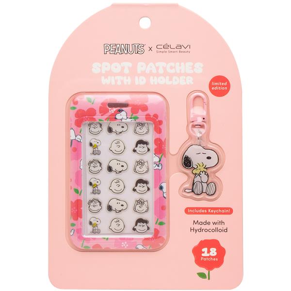 CELAVI X PEANUTS SPOT PATCHES WITH ID HOLDER