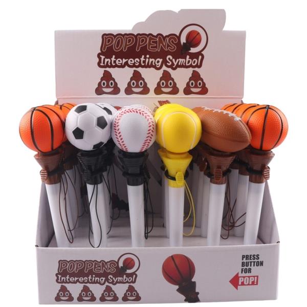 SPORT BALL THEMED PEN (24 UNITS)
