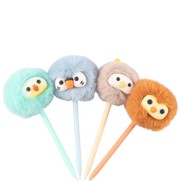 LITTLE CHUBBY BIRD FLUFFY PEN (16 UNITS)