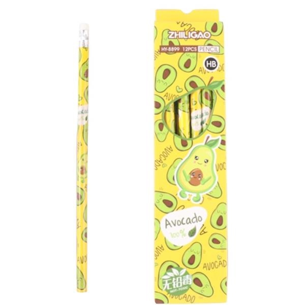 FRUIT PENCIL 12 PC SET (12 UNITS)