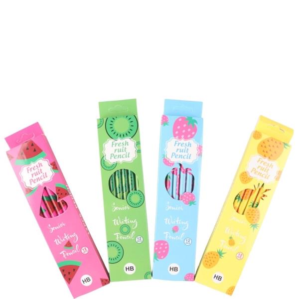 FRESH FRUIT PENCIL 12 PC SET (12 UNITS)