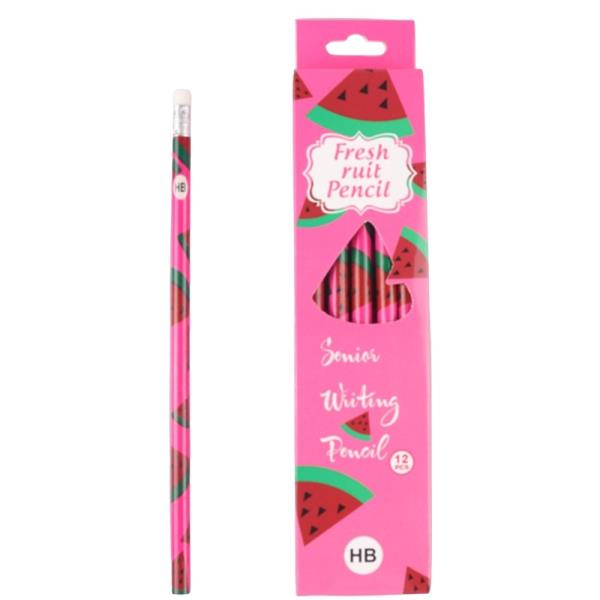 FRESH FRUIT PENCIL 12 PC SET (12 UNITS)