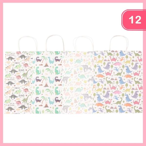 DINOSAUR GIFT BAGS (12 UNITS)
