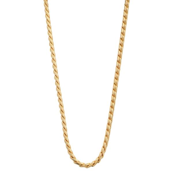 SODAJO METAL LINK GOLD DIPPED NECKLACE
