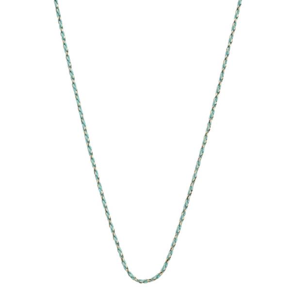 SODAJO COLOR METAL LINK GOLD DIPPED NECKLACE