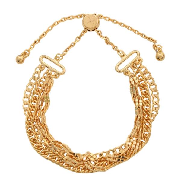 SODAJO LAYERED METAL GOLD DIPPED BRACELET