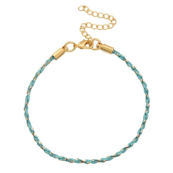 SODAJO COLOR METAL LINK GOLD DIPPED BRACELET