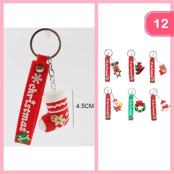 CHRISTMAS KEYCHAIN (12 UNITS)