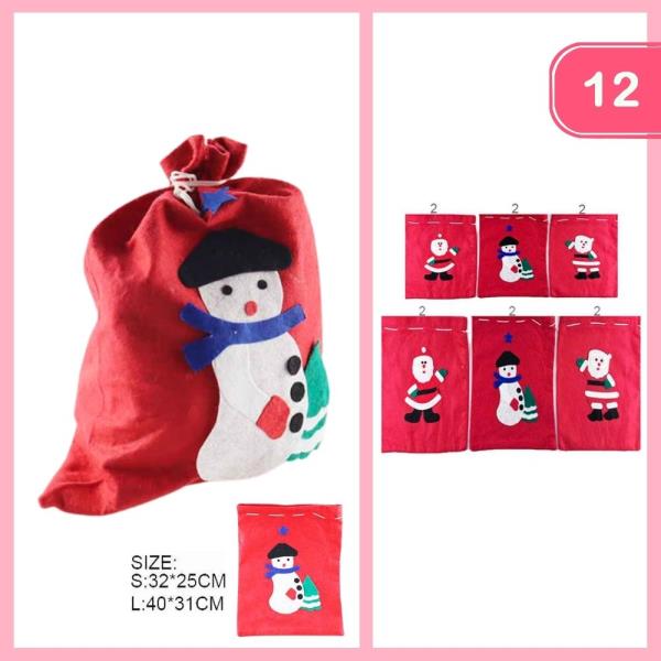 CHRISTMAS GIFT BAG (12 UNITS)