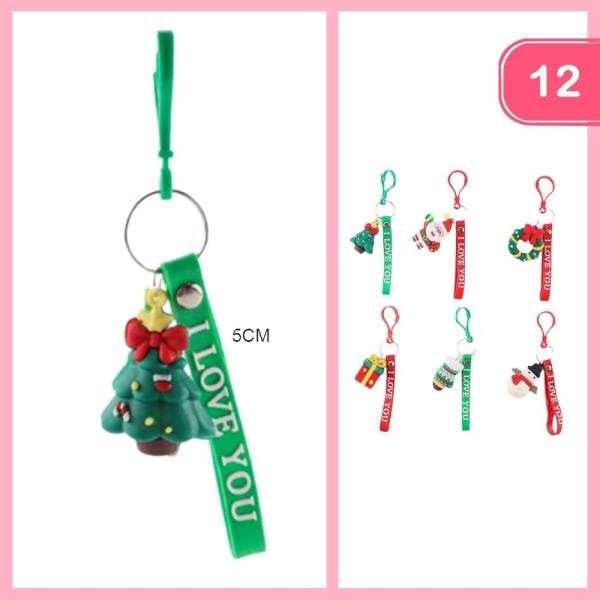 CHRISTMAS KEYCHAIN (12 UNITS)