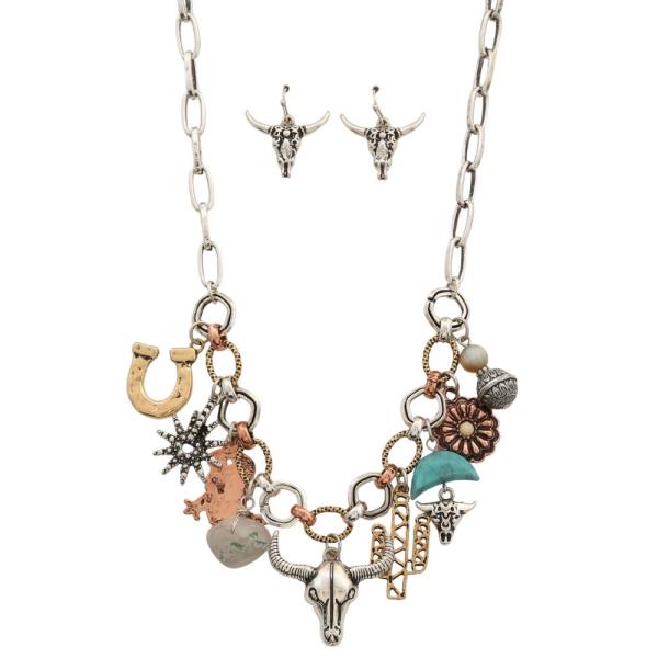 WESTERN STYLE METAL NECKLACE