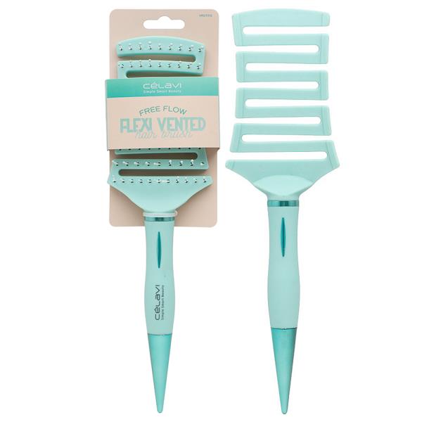 CELAVI FREE FLOW FLEXI VENTED HAIR BRUSH